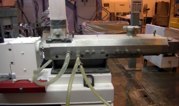 CONTINUOUS PROCESSING FOR RADIOACTIVE WASTE SOLIDIFICATION